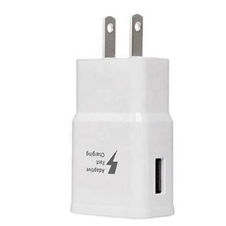 Samsung Galaxy Note 5 Fast Charge OEM Adaptive Fast Charging (AFC) Wall Charger Adapter (White)