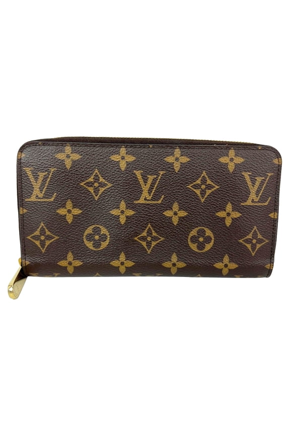 Pre-Owned Louis Vuitton Zippy Monogram Leather Fuchsia Wallet Clutch Ebay Live