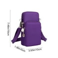 thumbnail image 5 of Bxaolu Small Sling Bag for Men and Women with 3 Pockets, Multipurpose&nbsp;Backpack Crossbody Chest Bag Casual Travel Bag for Hiking, Light Purple, 5 of 9