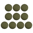 thumbnail image 1 of 10 Pcs Boutons Recouverts de Tissu 20mm pour Chemises Manteaux Robe Formelle Verte, 1 of 8