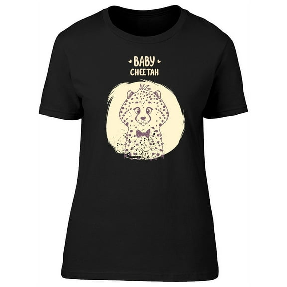 Baby Cheetah Drawing Tee Women's -Image by Shutterstock