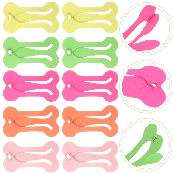 LOLIPPYY 20 Pcs Girls Hair Clips Metal Green For  Party Performance Use