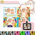 thumbnail image 3 of Kids Selfie Camera, 1080P HD Video Camcorder, Charming Christmas Birthday Gift for Boys 3-10, Portable Game Toy with 32G SD Card (Pink), 3 of 8