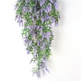 Artificial Lavender Garland Simulation Floral Vine Home Office Plastic ...