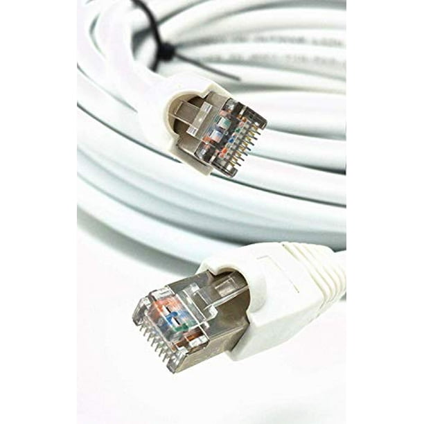 Ultra Spec Cables 125ft White Cat5e Outdoor UV Waterproof