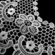 thumbnail image 5 of 11.42" 11.02" White Black Lace Neckline Applique Fabric for DIY Sewing on Women\'s Clothing Fashion Accessories, 5 of 5