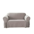 thumbnail image 2 of SureFit Duck 1 Piece Loveseat Slipcover in Gray, 2 of 2