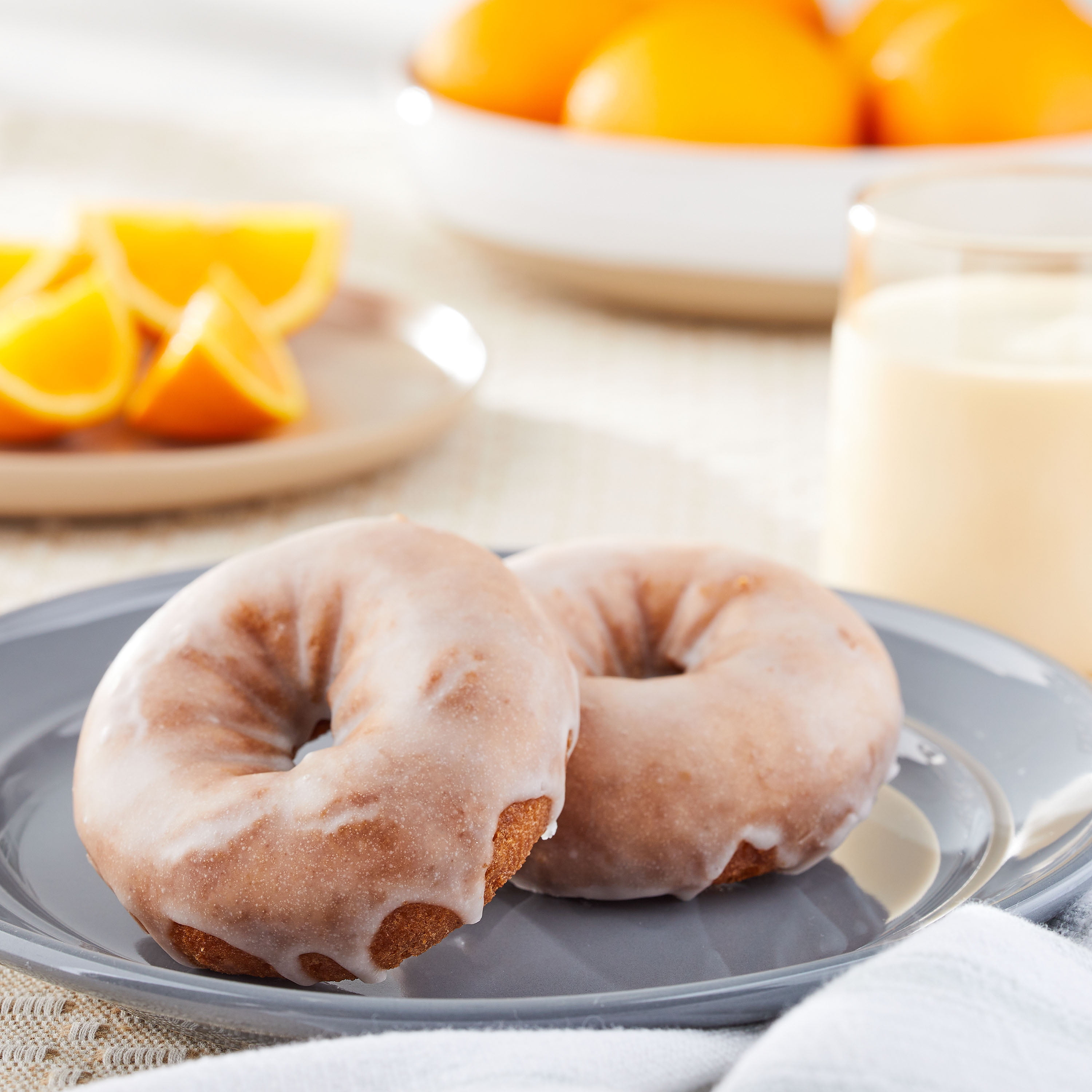 Freshness Guaranteed Regular Vanilla Glazed Cake Donuts, 4 oz, 2 Count