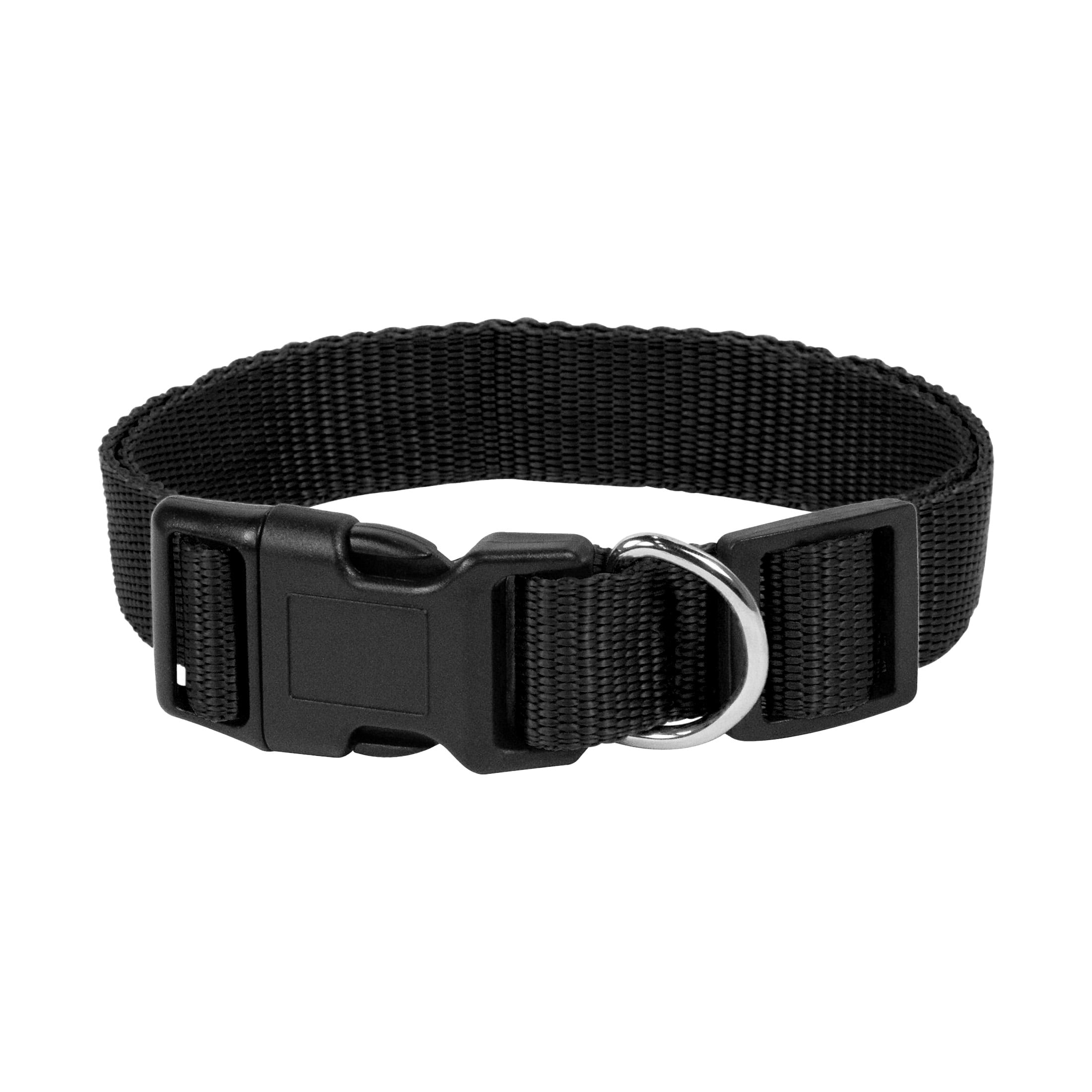 (6 pack) Pet Champion Dog Collar Large Black, 1.0 CT
