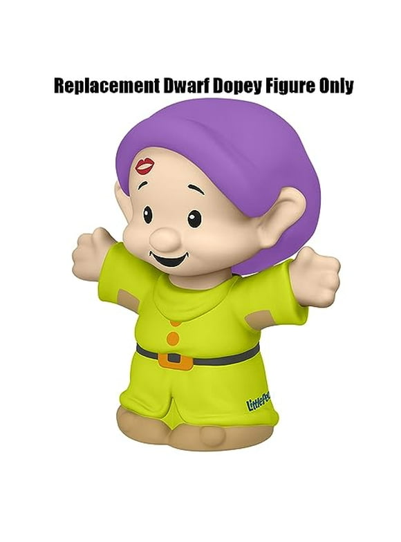 Replacement Part for Fisher-Price Little People Princess Playset - HPL23 ~ Replacement Dwarf Dopey Figure ~ Inspired by Disney Snow White and The Seven Dwarfs