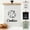 White, variant on Cookie Jar with Airtight Lid - 1 Gallon,Iron Cookie Tin with Bamboo Lid - Large Cookie Jars with Lids Airtight - Farmhouse Cookie Jars for Kitchen Counter Decorative - Cookies Jar
