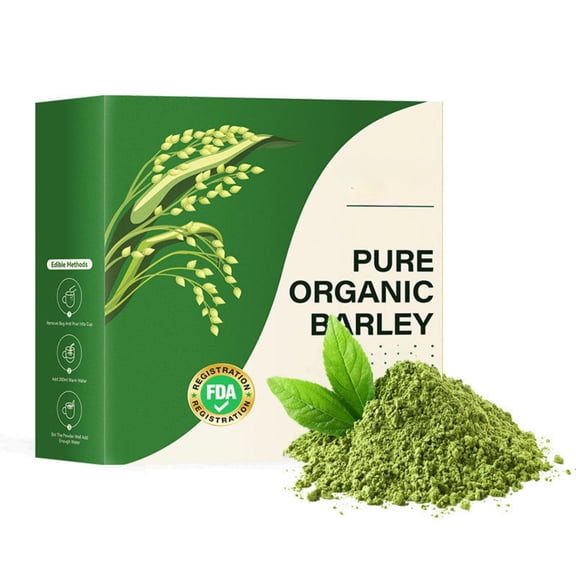 Organic Barley Grass Powder – USDA Organic Whole Food Green Blend, Finely Milled Plant Powder