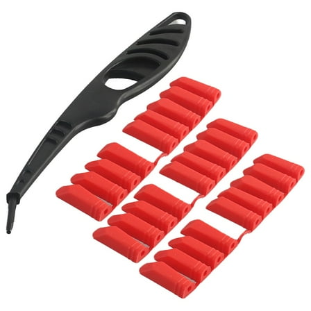 qiya Multifunctional Caulking Tool with Interchangeable Heads for Tile Repair
