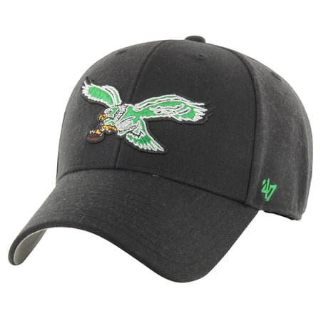Men s 47 Black Philadelphia Eagles MVP Adjustable Hat