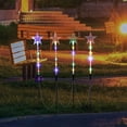thumbnail image 4 of Xihbxyly Luces Solares para Árbol de Navidad, Decoración Navideña para Exteriores, Opciones de Iluminación Cálida y Colorida, Resistente Al Agua Ip65, Fácil Instalación, Decoración para Jardín, 77 Cm, 4 of 6