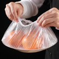 thumbnail image 4 of 100pcs Plastic Wrap Bags Plastic Food Preservation Bags Kitchen Supplies, 4 of 5