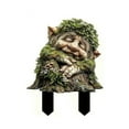 thumbnail image 2 of Whimsical Garden Troll Statue with Leafy Details, Weather-Resistant Resin Yard Art, Unique Outdoor Lawn Ornament for Home Decor, Tree Stump Design, Fantasy-Inspired Sculpture, 12 Inches Tall, 2 of 7