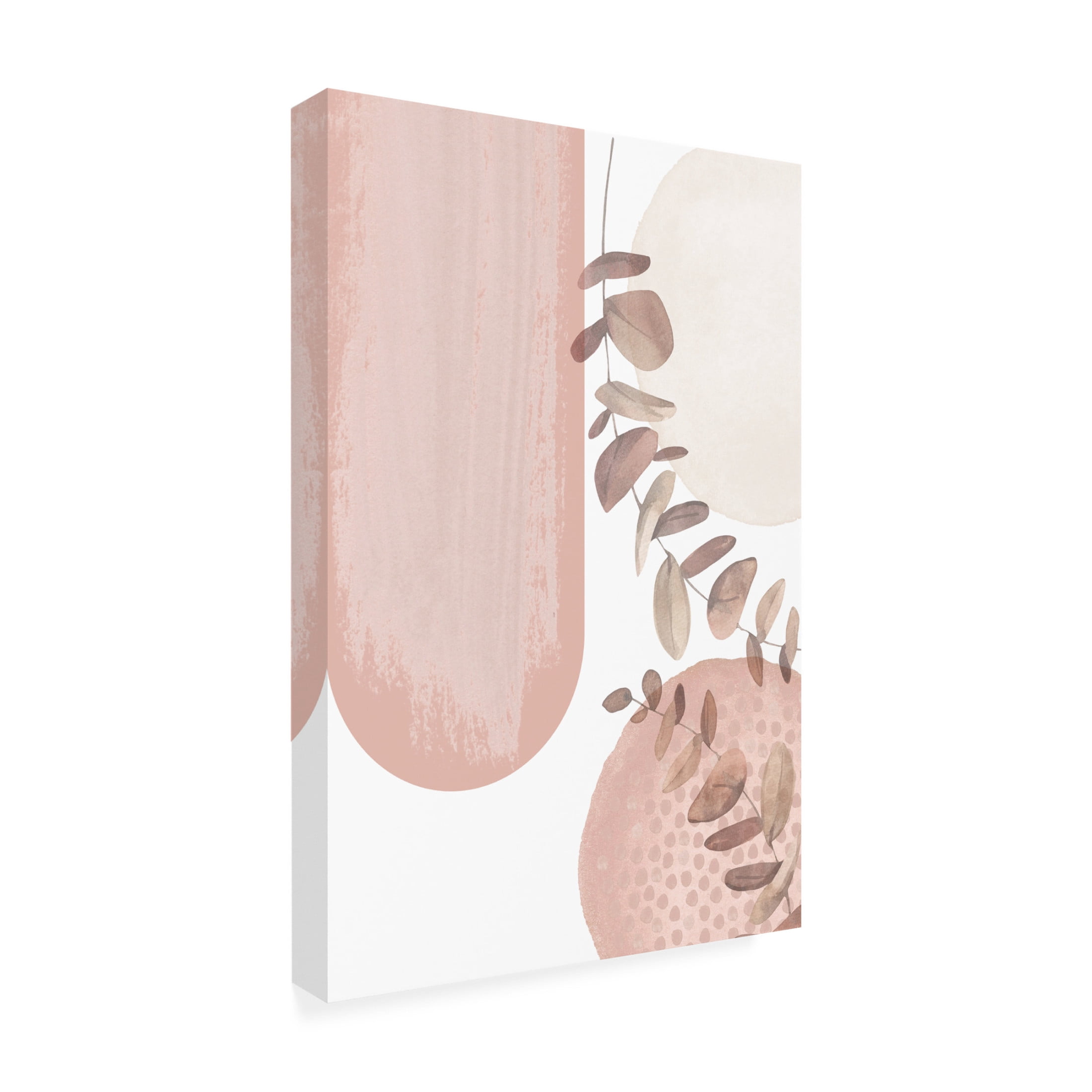 Trademark Fine Art Sally Ann Moss boho pink 2 Canvas Wall Art