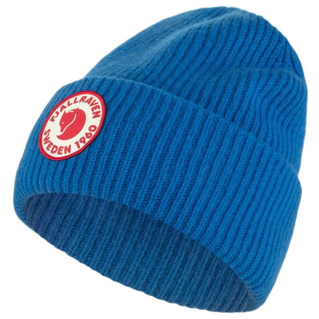 Gorro Beanie Fjällräven 1960 Logo de lana de cordero Azul Alpino