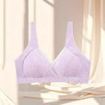 thumbnail image 4 of Nmnitkp Nursing Bras Antibacterial Fabric,Pregnant Women Do Not Sag During Pregnancy Breastfeeding Bra With Breast Pads Postpartum Nursing Bras for Breastfeeding Pink,75, 4 of 4