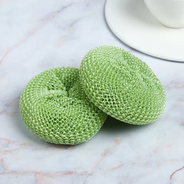 1 pieza de cepillos de limpieza de nanofibras, bolas de alambre de seda que no se desprenden para el hogar, la cocina, el lavavajillas, el cepillo para lavar ollas