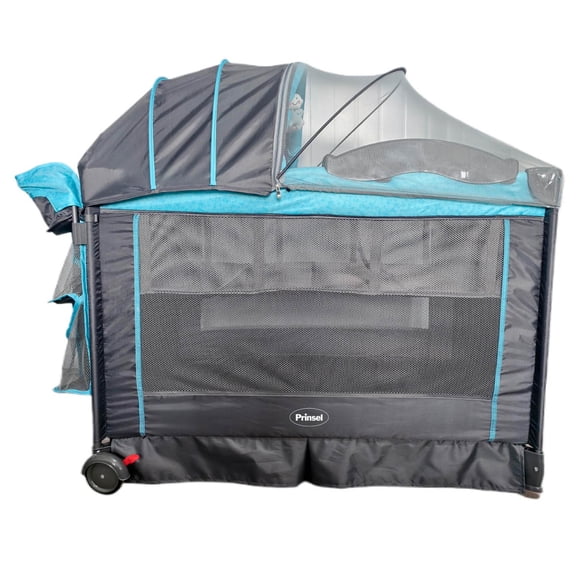 Cuna Mecedora Prinsel Aura Gris