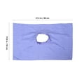 thumbnail image 2 of SEWCHICS Lavender Spa Table Sheet with Face Hole for Massage Bed and Beauty Salon Use, 2 of 6