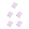 thumbnail image 3 of Wweixi Extension Strap Bra Extender Breathable 3 Rows 3 Hook Women Accessories Adjustable Lengthened Band Lingerie Intimates pink 5Set, 3 of 6