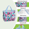 thumbnail image 4 of Garden Tool Bag,Pioneer Flower Floral Print Pattern Garden Tool Organizer,Garden Gifts,Waterproof Multi-Pocket Garden Tool Storage 11.8x5.5x11.4 Inch(Tools NOT Included), 4 of 6