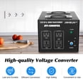 thumbnail image 2 of Transformador convertidor de voltaje de 10000 W, elevador/descendente, 110 V/220 V, 2 of 9