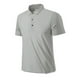 thumbnail image 2 of Playera Elvqul para Hombre Economicas Manga Corta sin Estampado Gris Deportivas Abotonada Solapa, 2 of 6
