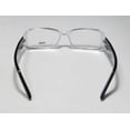 thumbnail image 5 of NEW FENDI 896 WOMENS/LADIES RECTANGULAR FULL-RIM CLEAR CRYSTAL / BLACK FRAME DEMO LENSES 54-15-135 FLEXIBLE HINGES EYEGLASSES/EYEWEAR, 5 of 8
