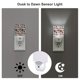 thumbnail image 3 of Fotbe Patchwork In Country Style Luz Nocturna LED, Luz de Noche con Sensor de Luz Natural de Anochecer a Amanecer, Se Enchufa a la Pared, Blanco Cálido 0.5W-UK, 3 of 7