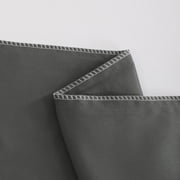 [Pillowcase]-Ultra Soft Brushed Microfiber Pillowcases Set, Cozy Machine Washable Bed Pillow Cases, King Size, Dark Gray, 2 Piece