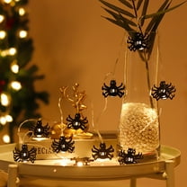 Moocorvic Halloween Spider String Lights Hanging , Halloween String Lights With Spider Lights For Outdoor, Party, Halloween Tree Decorations for Bedroom (79Inch, 10 Lights)