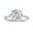 White Gold, variant on ALLORYA IGI Certified 2.00 Carat Solitaire Round Lab Grown White Diamond Textured Shank Engagement Ring for Women in 10K Solid White Gold, Size 6.5