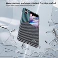 thumbnail image 4 of For Oppo Find N2 Flip 5g Cell Phone Case Carbon Fiber Texture Leather+pc Folding Cover, 4 of 5