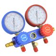 thumbnail image 4 of Herramienta de diagnóstico de refrigeración para aire acondicionado y aire acondicionado, manómetros de doble colector, juego de válvulas R22 R134a, 4 of 13