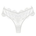 thumbnail image 2 of Bovxnpu Women's Plus Size Panties, Women's Breathable Lace Brief Panties Underwear, Underwear French Thin Perspective Mesh Lace Underwear Cropping Hip Lifting Low Waist Underwear Underwear, 2 of 3