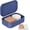 Dark Blue, variant on Solid Shampoo Bar Holder, Large Leakproof Travel Soap Case, Silicone Soap Box with Draining Layer, Enhanced Soap Container, Suitable for Camping, Gym, Bathroom, Outdoor Essentials, Pink