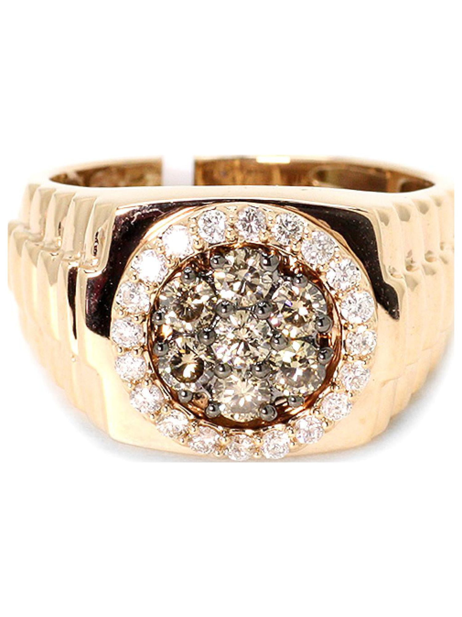 数量限定セール  10K Men's Yellow Ring Diamond Coin Liberty Lady Oz 1/10 Gold その他