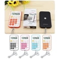 thumbnail image 4 of SuChun Pouches For Organization Small Portable Calculator Simple Fashionable Design With Rope For Students Use Material Portable Mini Cute With Rope Student's Neck Hanging Calculator Black, 4 of 7