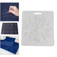 thumbnail image 4 of veasfak Pochoirs de Quilting Modèle Maison Réutilisable pour Patchwork Fleur, 4 of 9