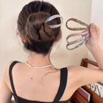 thumbnail image 3 of Hairstyle Tool Hair Accessories Hair Fork U-Shaped Headbands Hair Sticks Acetate Headwear Hairpin for Women/Girls, 3 of 4