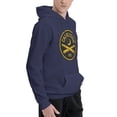 thumbnail image 3 of Charleston Battery Men Fleece Hoodie Casual Pullover Sweatshirt With Kangaroo Pocket, 3 of 6