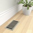 thumbnail image 3 of Imperial RG3429 Satin Nickel Montezuma Design Louvered Floor Register - 4inch x 10inch Duct Opening, 3 of 3