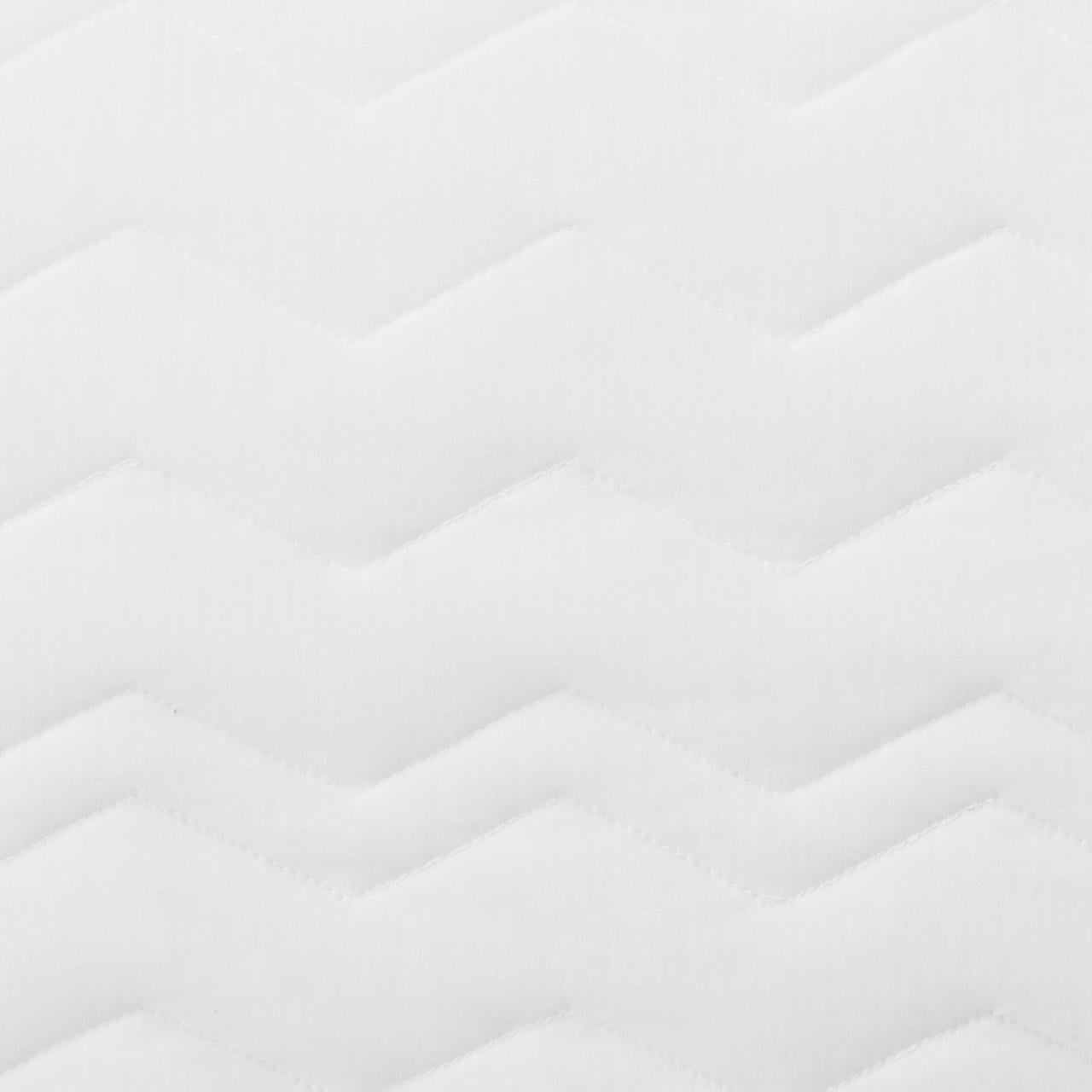 White Chevron Jersey Knit Body Pillow, 20” x 52”
