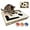 1PC, variant on Cat Nail File Enrichment Box, Interactive Cat Scratch Puzzle Toys for Indoor Cats, Kitten Scratcher That Files Nails & Felt Maze Treat Box, Gifts for People Who Love Cats, Sandpaper Inside (1PC)