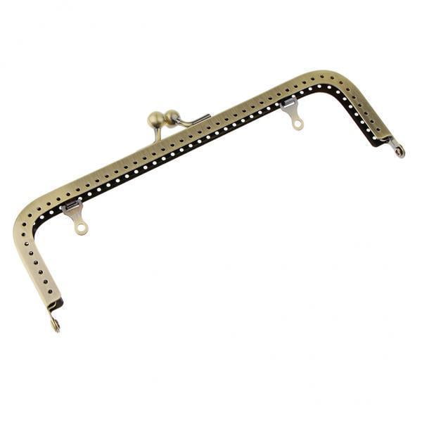2x Monedero con Cierre Cierre Cuadrado de Embrague Semicircular de Relieve Yuyangstore Monedero de metal