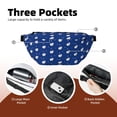 thumbnail image 4 of Naloa Moon Lamb Print Running Belts for Men Women,Running Fanny Pack with 2-Zipper Pockets,Waterproof Waist Pack for Travel Hiking Running Outdoor Sports, 4 of 8